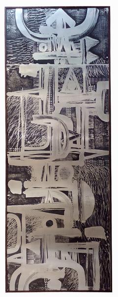 Gruppo NP2 Wall panel in zinc by Gruppo NP2 and Nerone Ceccarelli Torino Italy circa 1973 - 4175509