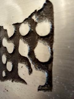 Gruppo NP2 Wall panel in zinc by Gruppo NP2 and Nerone Ceccarelli Torino Italy circa 1973 - 4175511