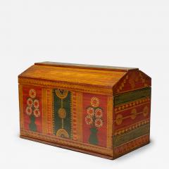 Guatemalan Folk Painted Chest - 4196697