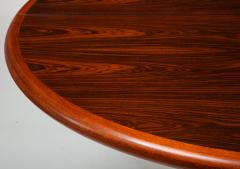 Gudme M belfabrik Danish Modern rosewood dining table with two leaves by Gudme Mobelfabrik - 1386950