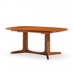 Gudme M belfabrik Gudme M belfabrik Mid Century Danish Teak Expanding Dining Table with 2 Leaves - 4492717