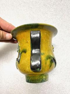 Gudrun Baudisch Polychrome Ceramic Vase by Gudrun Baudisch for Wiener Werkst tte - 4006276