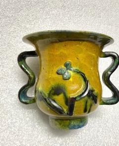 Gudrun Baudisch Polychrome Ceramic Vase by Gudrun Baudisch for Wiener Werkst tte - 4006292