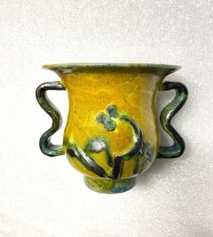 Gudrun Baudisch Polychrome Ceramic Vase by Gudrun Baudisch for Wiener Werkst tte - 4006320