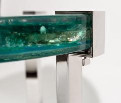 Gueridon in resin and nickel plated brass - 2405915