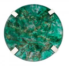 Gueridon in resin and nickel plated brass - 2405916