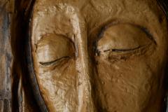 Guerrino Bardeggia Modernist Studio Pottery Bas Relief Wall Plaque Italy 1960s - 4582281