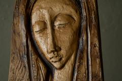 Guerrino Bardeggia Modernist Studio Pottery Bas Relief Wall Plaque Italy 1960s - 4582351