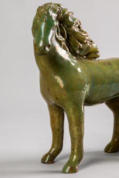 Guerrino Tramonti Guerrino Tramonti Pair of horses in glazed ceramic Faenza Italy 1957 ca  - 4618524