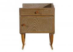 Guglielmo Pecorini Pair exceptional 1950s Guglielmo Pecorini bedside tables Italy - 3451252