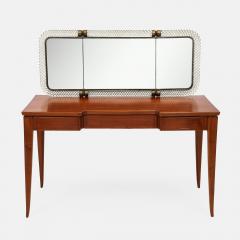 Guglielmo Pecorini Rare Vanity Table with Venini Folding Mirror Model No 21 by Guglielmo Pecorini - 4279579