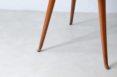 Guglielmo Ulrich Elegant cherry table with thin turned legs and veneered top - 3891583