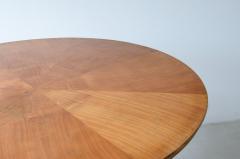 Guglielmo Ulrich Elegant cherry table with thin turned legs and veneered top - 3891591