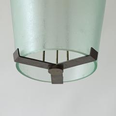 Guglielmo Ulrich Guglielmo Ulrich Brass and Murano Glass Ceiling Lamp Italy 1940s - 3544345