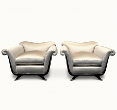 Guglielmo Ulrich Italian 1940s Lounge Chairs Attributed to Guglielmo Ulrich - 4613013