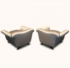 Guglielmo Ulrich Italian 1940s Lounge Chairs Attributed to Guglielmo Ulrich - 4613015
