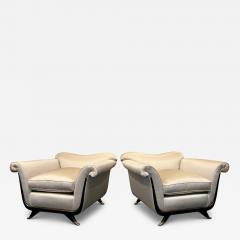 Guglielmo Ulrich Italian 1940s Lounge Chairs Attributed to Guglielmo Ulrich - 4614555