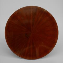 Guglielmo Ulrich Italian Art Deco Rosewood Low Pedestal Base End Table - 428892