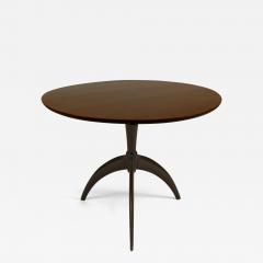 Guglielmo Ulrich Italian Art Deco Rosewood Low Pedestal Base End Table - 429399