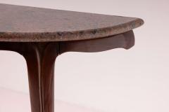 Guglielmo Ulrich Italian Marble Top Console Table in the Style of Guglielmo Ulrich 1950s - 4486818