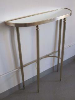 Guglielmo Ulrich Italian Mid Century Modern Neoclassical Brass Console by Guglielmo Ulrich 1948 - 1759383