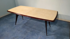 Guglielmo Ulrich Italian Mid Century Parchment Dining Table Attributed to Guglielmo Ulrich 1950s - 2601602