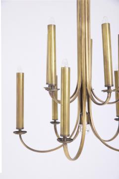 Guglielmo Ulrich Mid Century Brass Chandelier by Ulrich Guglielmo - 4683037