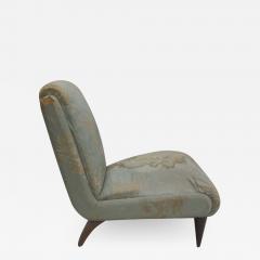 Guglielmo Ulrich Pair Italian Mid Century Modern Lounge Slipper Chairs Guglielmo Ulrich 1930 - 1762291
