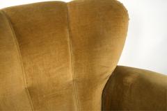 Guglielmo Ulrich Pair of 1940s Italian Lounge Chairs attr to Guglielmo Ulrich - 1801158