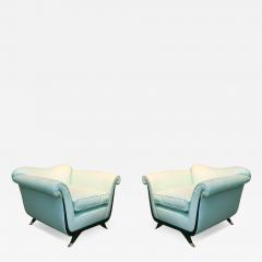 Guglielmo Ulrich Pair of Art Deco armchairs attributed to Guglielmo Ulrich circa 1930s - 3467153