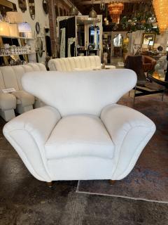 Guglielmo Ulrich Pair of Italian Boucle Armchairs Attributed to Guglielmo Ulrich - 4794113