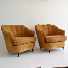 Guglielmo Ulrich Pair of Large Armchairs Attributed to Guglielmo Ulrich 1950 - 1713722