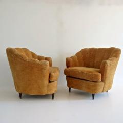 Guglielmo Ulrich Pair of Large Armchairs Attributed to Guglielmo Ulrich 1950 - 1713723