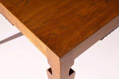 Guglielmo Ulrich Rectangular oak dining table attributed to Guglielmo Ulrich Italy 1940s - 4473218