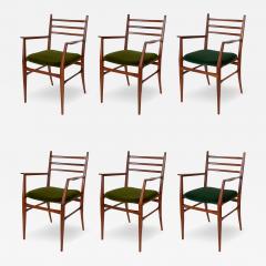 Guglielmo Ulrich Set Six Trieste Dining Chairs by Guglielmo Ulrich - 3143912