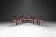 Guglielmo Ulrich Set of Six Dining Chairs by Guglielmo Ulrich Attr Italy 1950s - 4293668