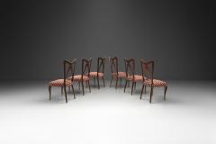 Guglielmo Ulrich Set of Six Dining Chairs by Guglielmo Ulrich Attr Italy 1950s - 4293670