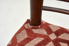 Guglielmo Ulrich Set of Six Dining Chairs by Guglielmo Ulrich Attr Italy 1950s - 4293685