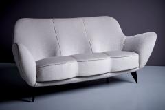 Guglielmo Veronesi Guglielmo Veronesi for ISA Bergamo la perla Sofa Lounge Chairs Silver Gray Grey - 3346715