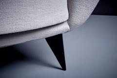 Guglielmo Veronesi Guglielmo Veronesi for ISA Bergamo la perla Sofa Lounge Chairs Silver Gray Grey - 3346716