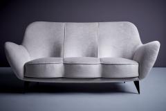 Guglielmo Veronesi Guglielmo Veronesi for ISA Bergamo la perla Sofa Lounge Chairs Silver Gray Grey - 3346720