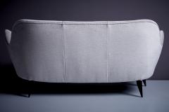 Guglielmo Veronesi Guglielmo Veronesi for ISA Bergamo la perla Sofa Lounge Chairs Silver Gray Grey - 3346728