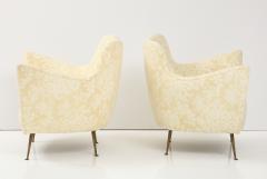 Guglielmo Veronesi Pair of Lounge Chairs by Guglielmo Veronesi Italy c 1950s - 2950658