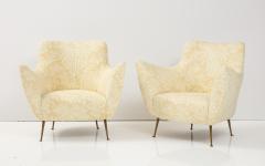 Guglielmo Veronesi Pair of Lounge Chairs by Guglielmo Veronesi Italy c 1950s - 2950661