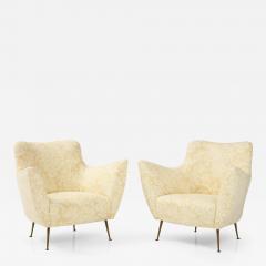 Guglielmo Veronesi Pair of Lounge Chairs by Guglielmo Veronesi Italy c 1950s - 2952452