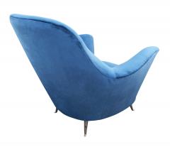 Guglielmo Veronesi Pair of Lounge Chairs by Veronesi for ISA Italy 1960s - 1537014