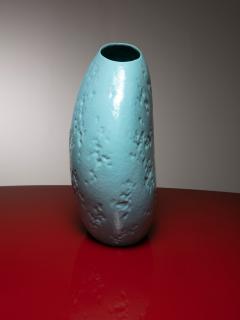 Guido Andloviz Large Turquoise Vase by Guido Andloviz for SCI Laveno - 4724531