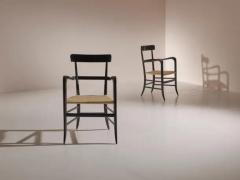 Guido Chiappe Beech and Cane Armchairs for Continental Hotel in Santa Margherita - 3473128