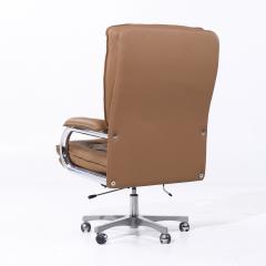 Guido Faleschini Guido Faleschini for Mariani MCM Big Italian Leather Executive Desk Chair - 4050298