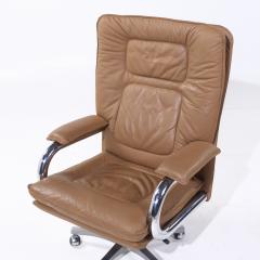 Guido Faleschini Guido Faleschini for Mariani MCM Big Italian Leather Executive Desk Chair - 4050303